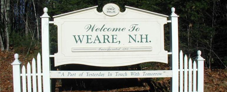Welcome to Weare, NH