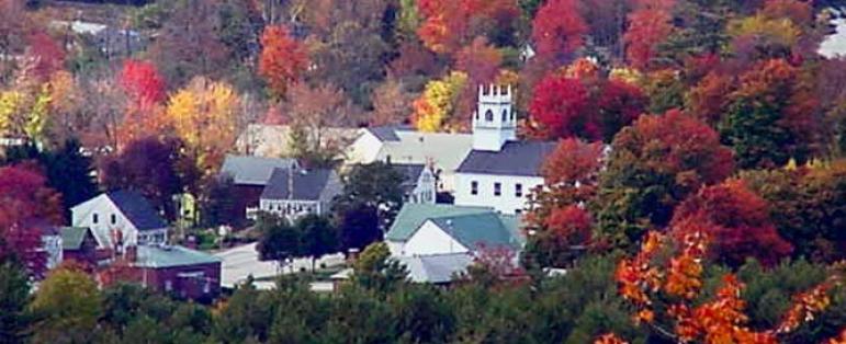 Overhead view of Weare, NH